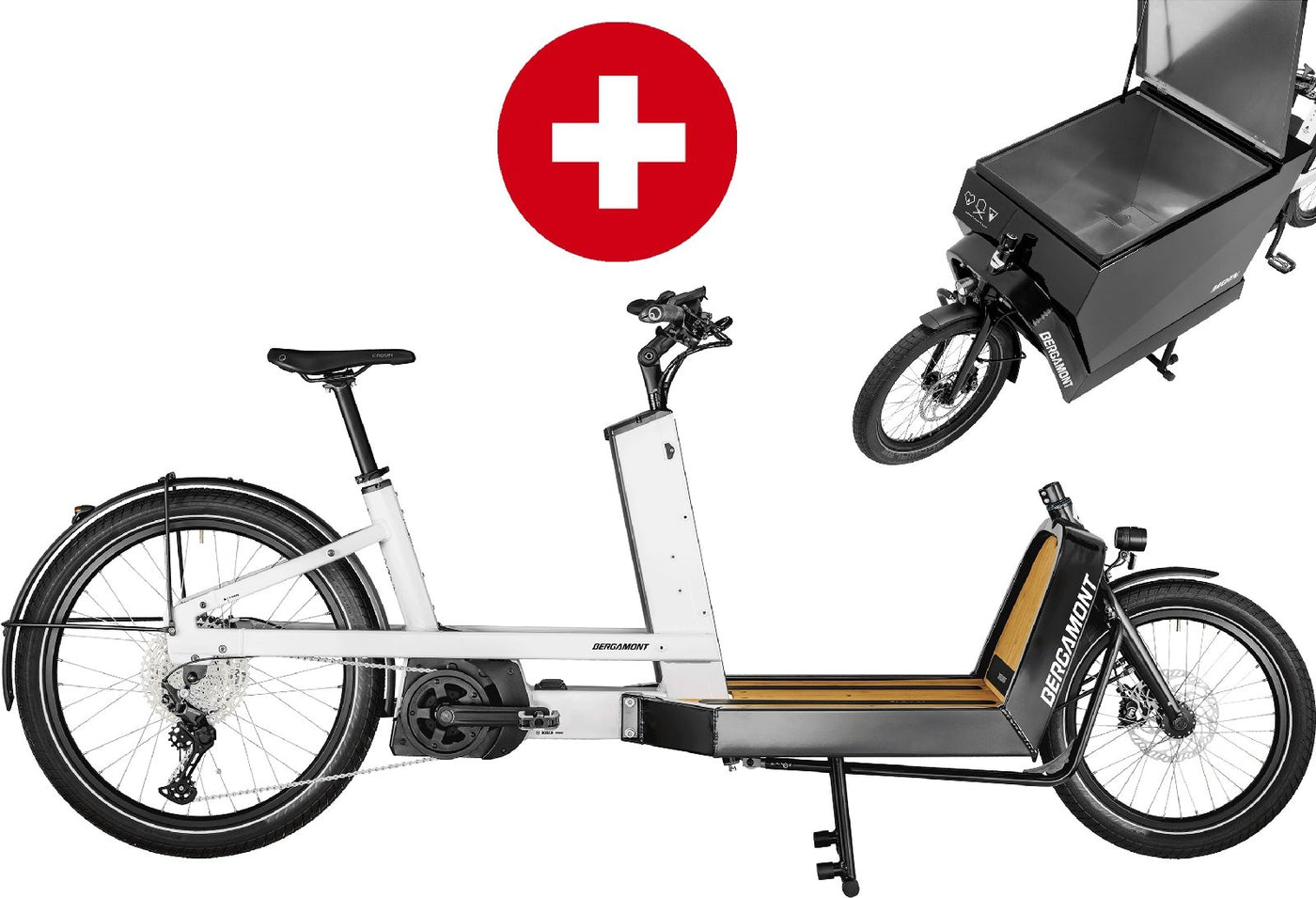 Bergamont E-Cargoville LJ Edition Business 50 cm - 500 Wh - 2025 - 26 / 20 Zoll - Damen und Herren